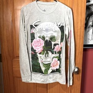 Skull long sleeve shirt